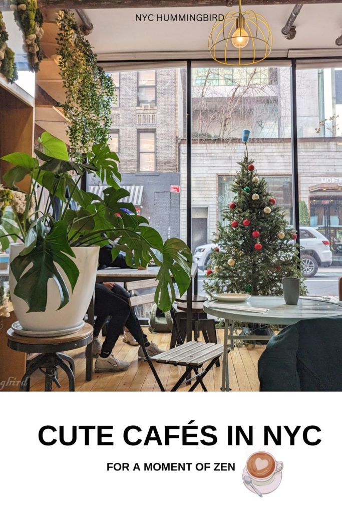 Cute Cafes in NYC for Pinterest