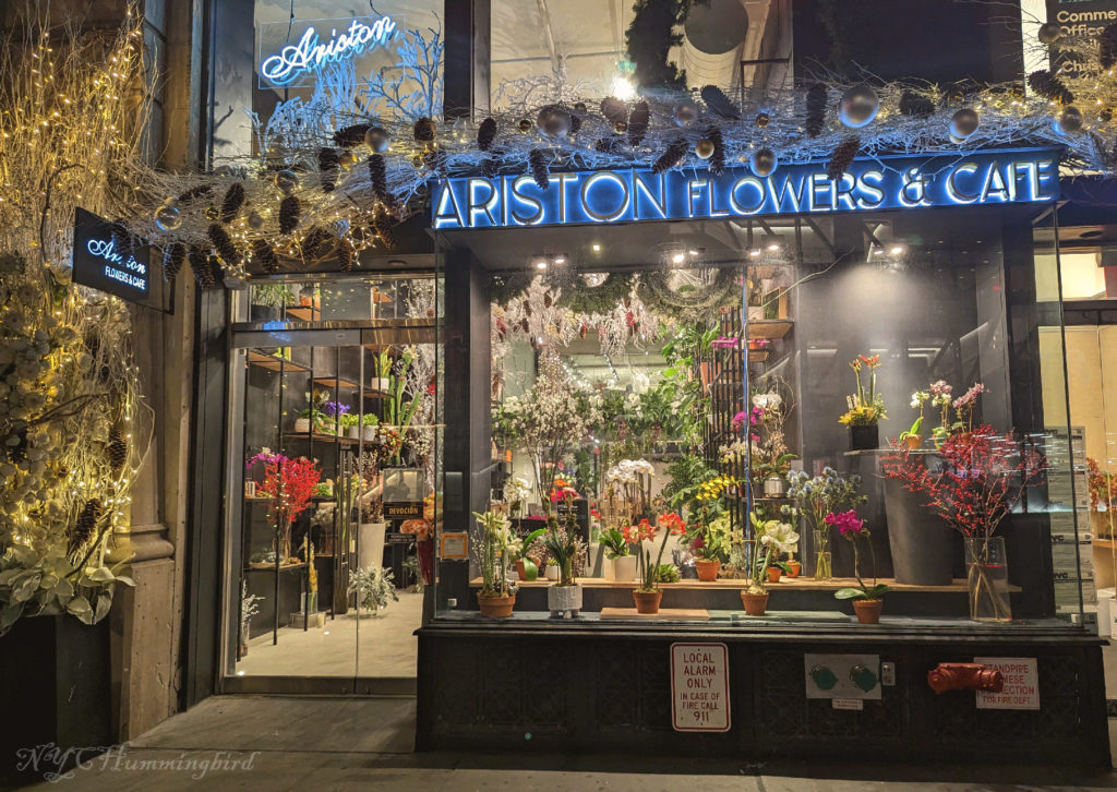 Ariston Flowers & Café in NYC