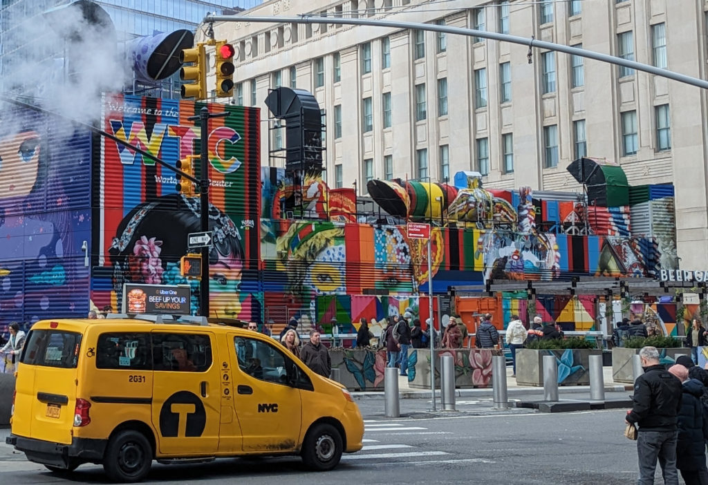 Eduardo Kobra Mural at World Trade Center in New York