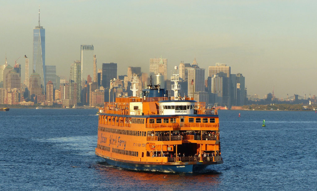 Is Staten Island an Island, the view of the Staten Island Ferry