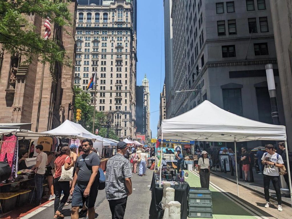 End-of-Summer New York Street Fair in Manhattan